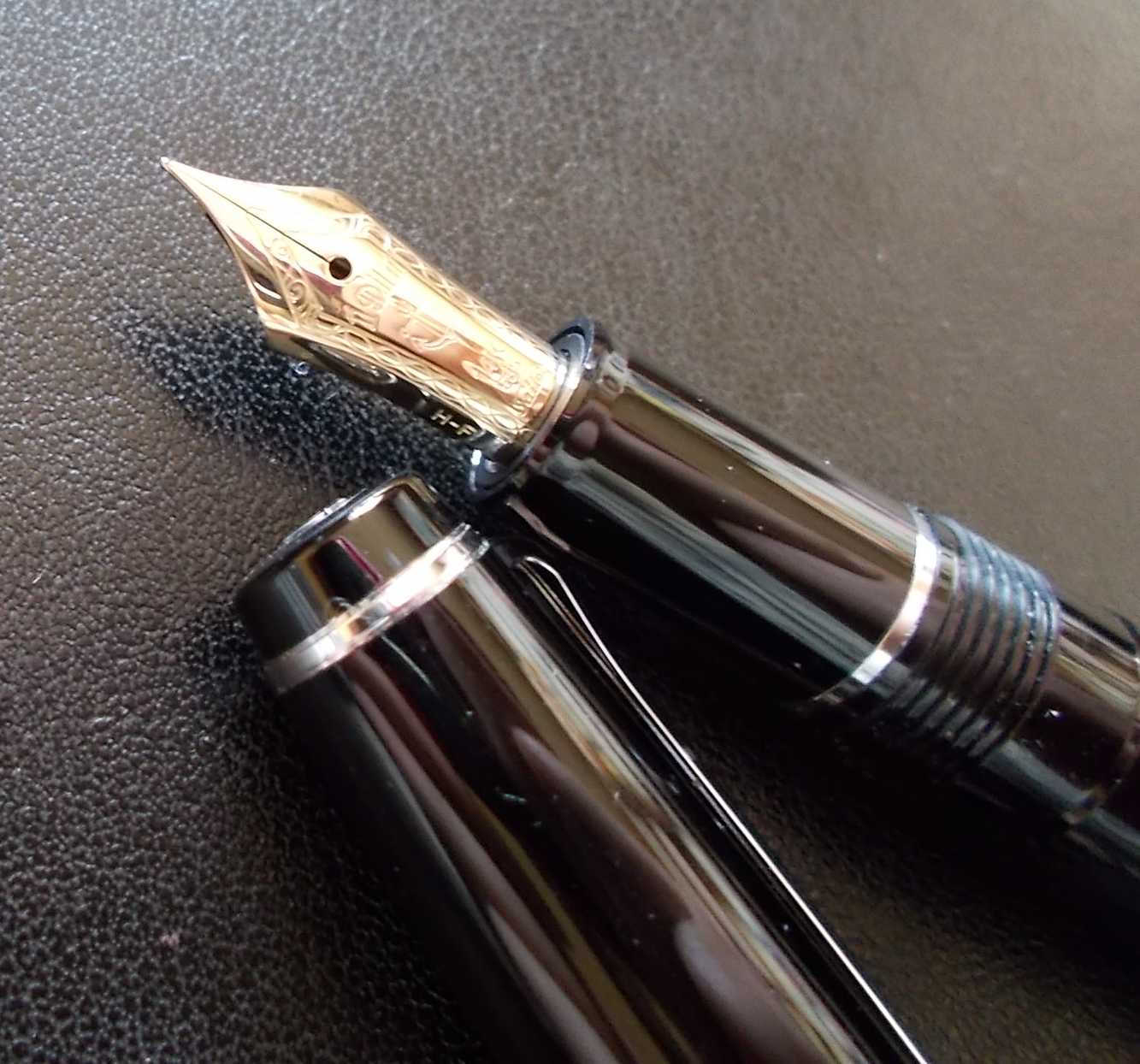 Stylo Plume Sailor Iro-Miyabi En ébonite - Plume Large Or 21 Carats, Neuf