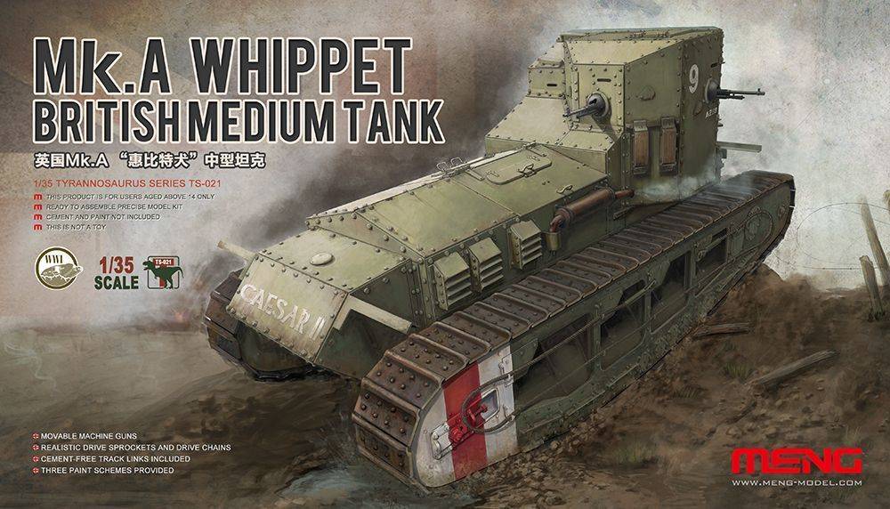 Mk-A Whippet - 1/35e [Meng] 1803120646044769015609940