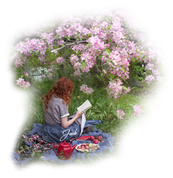 lecture printemps femme dehors fleurstheireetfruitstugdjosh