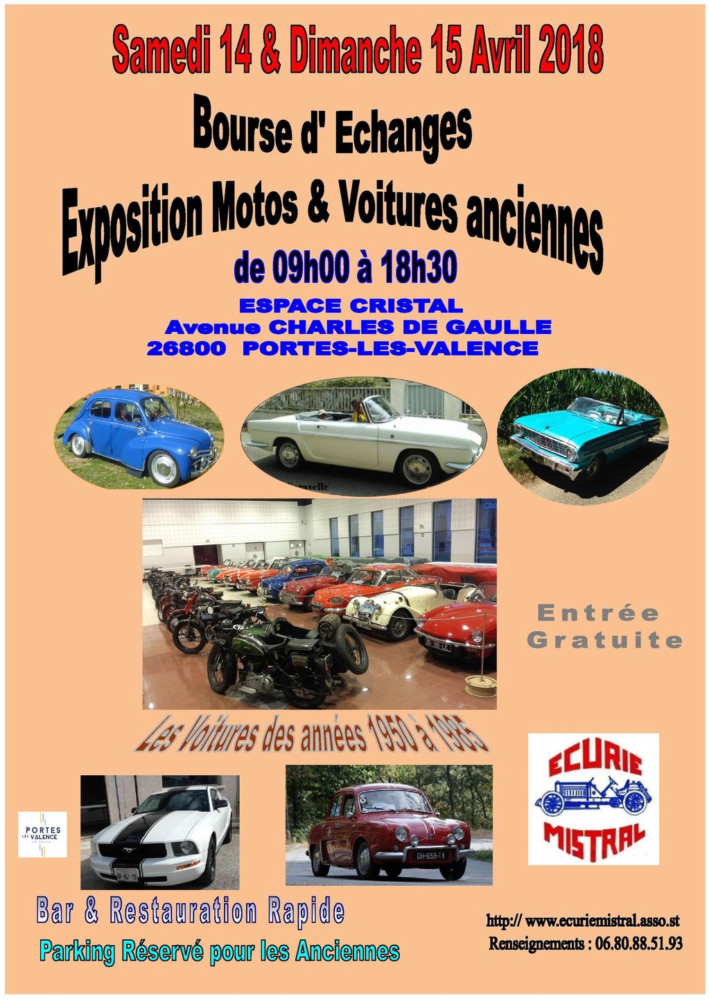 [26] 14 et 15/04/2018 - Bourse expo Espace Cristal de Portes 18033106342623632315641588