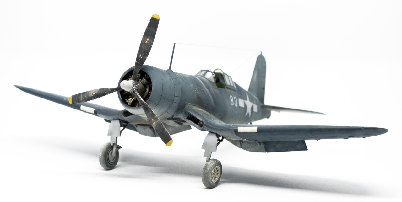 Vought F4U-1 "Corsair" - TAMIYA 1/48 - VMF-214 - Corsair "83" 18041411224722113415666950