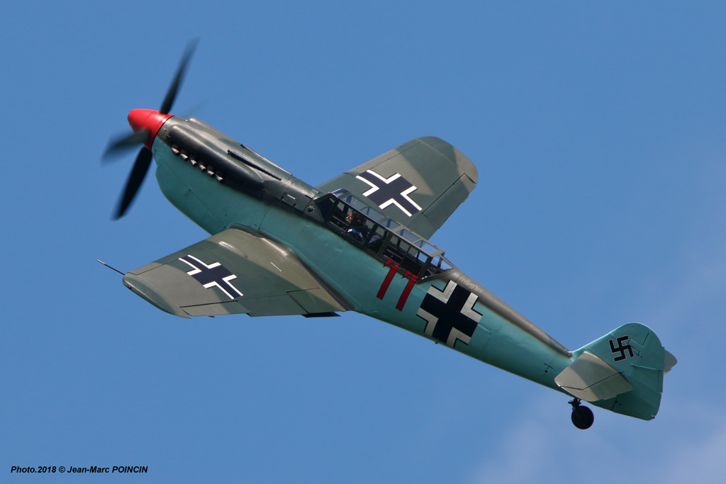 Bf 109 (Buchon) 11 red_La Ferté_Photo.2018©J-M POINCIN_5254mr