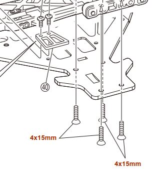 FH screw 4x15-4 rear bulk