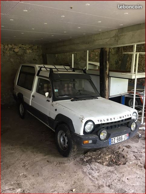 CLUB MATRA-PASSION • Afficher le sujet - Talbot Rancho | leboncoin | 1 ...