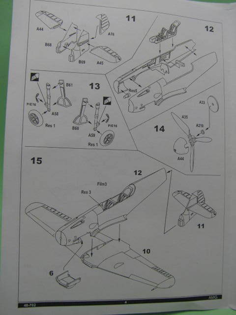 Revue de kit Me-109 G-12 AMG 1/48 kit # 48702 18062602014923669015779402