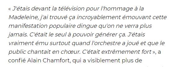 Hervé Vilard : "La Madeleine, le + grand acte politique de ces dernières années" 18063006402723491615785495