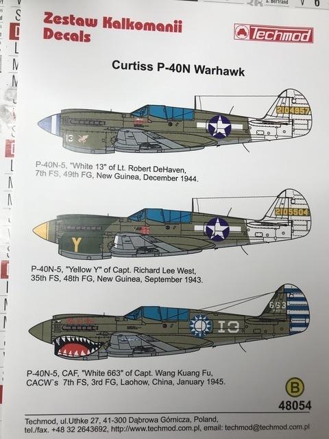 Curtiss P-40N Warhawk- Hasegawa - 1/48e 18090210052819107015874777