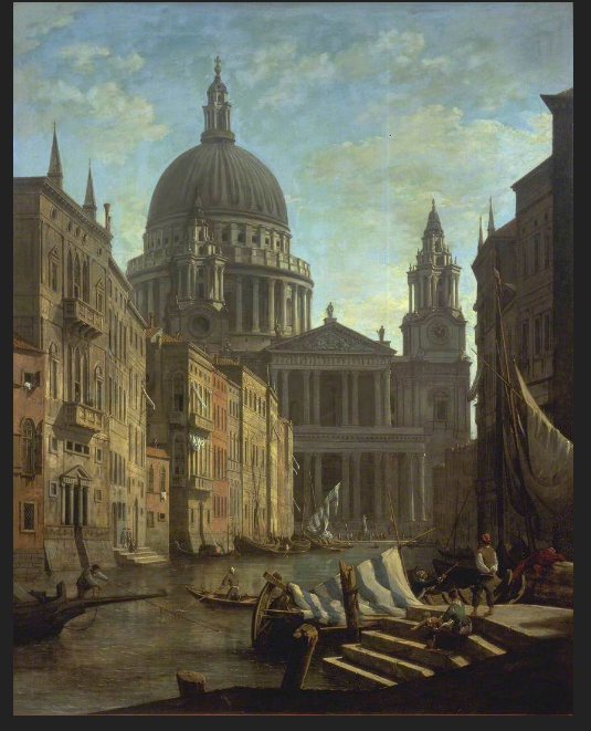 William Marlow-cathédrale St Paul et Venise