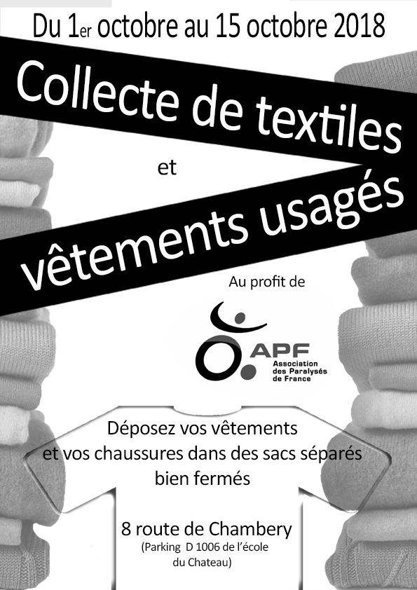 collecte textiles 2018