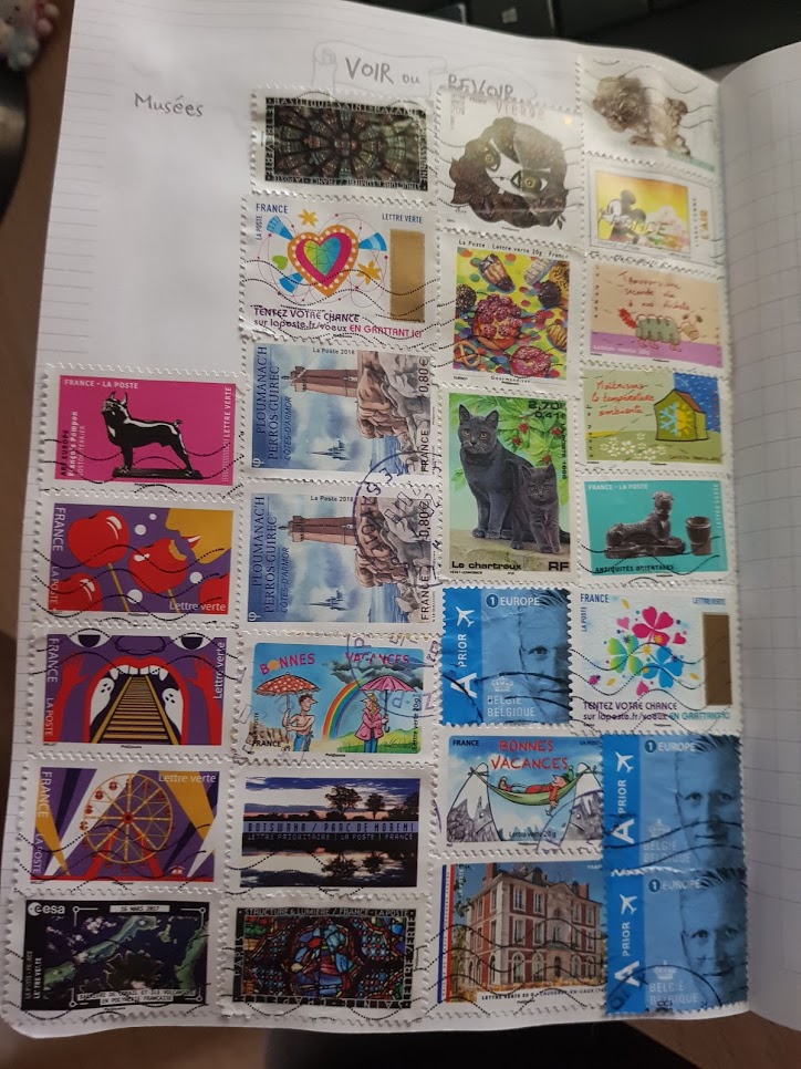 collage timbres