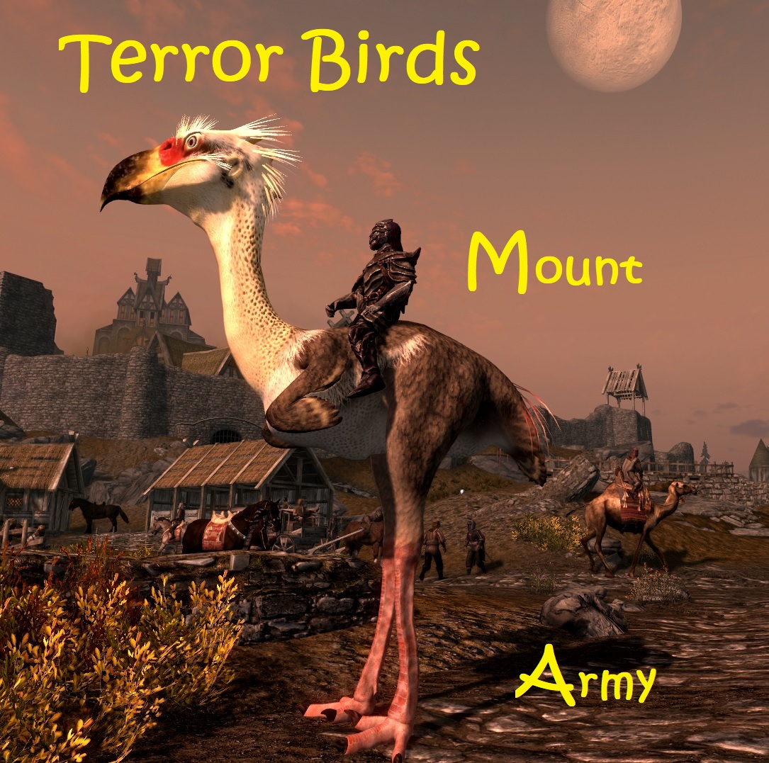 Terror Birds Mount and Army