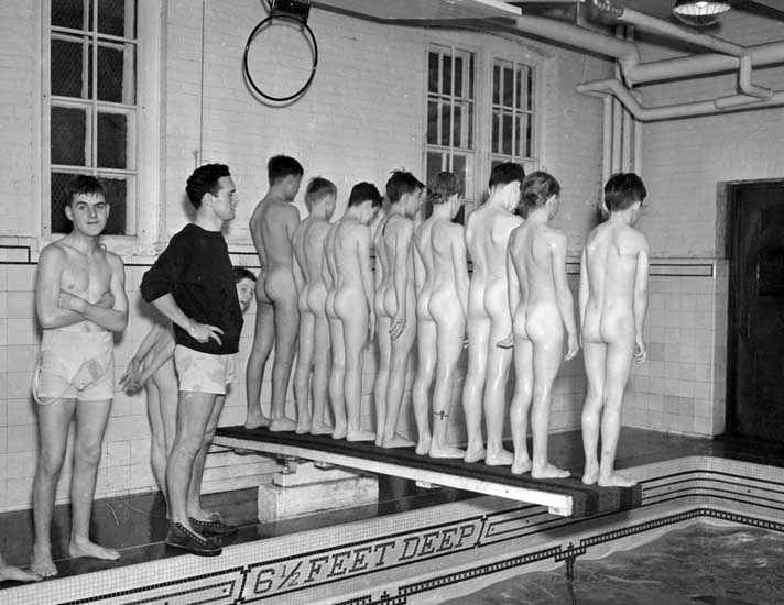 Teacher pool first time vintage