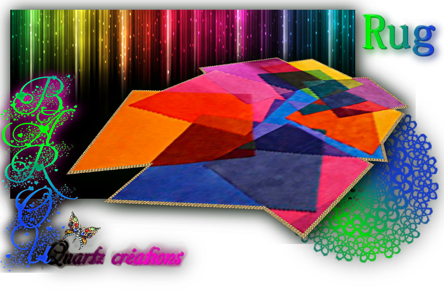 GT tapis multicolore