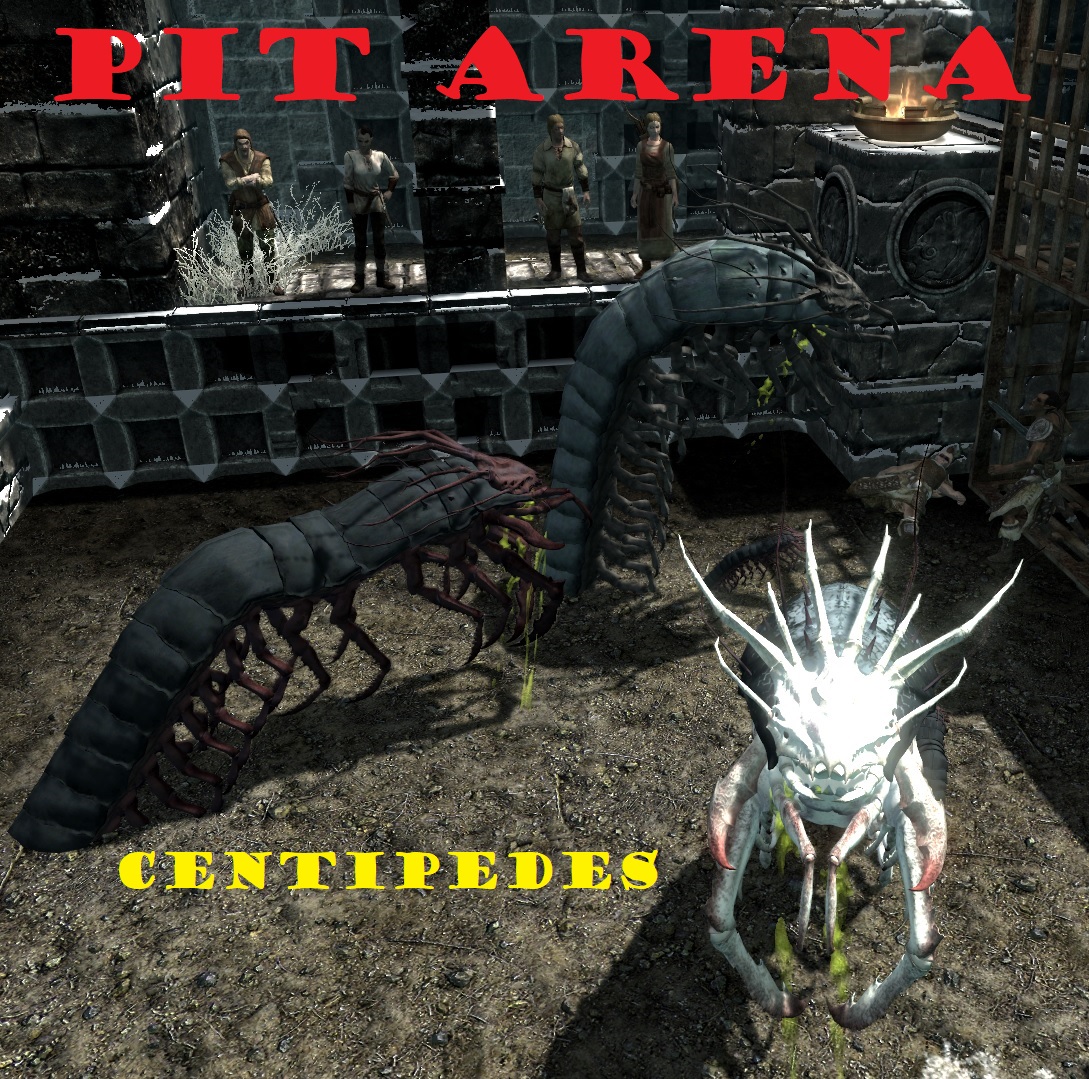 Pit arena centipedes