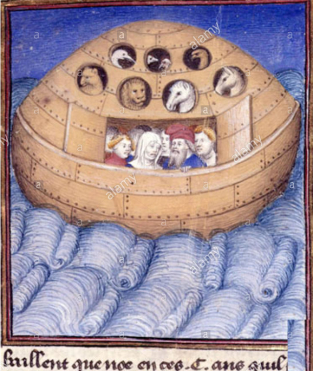 Jean Coulain-miniature avant 1407-livre  eveque Burgos-arche de Noe