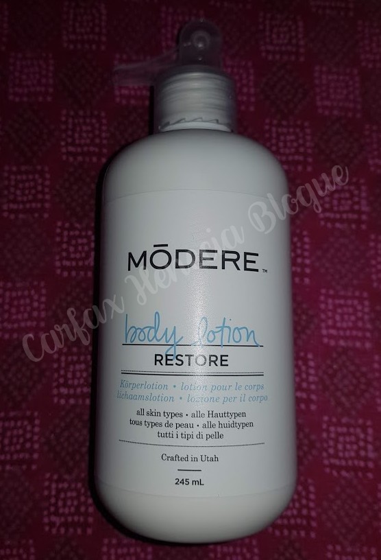 lotion hydratante modere