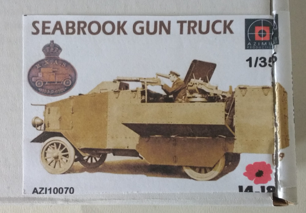 Le camion blinde Seabrook de 1914 (maquette Azimut en résine 1/35) 18122502335023099316048843