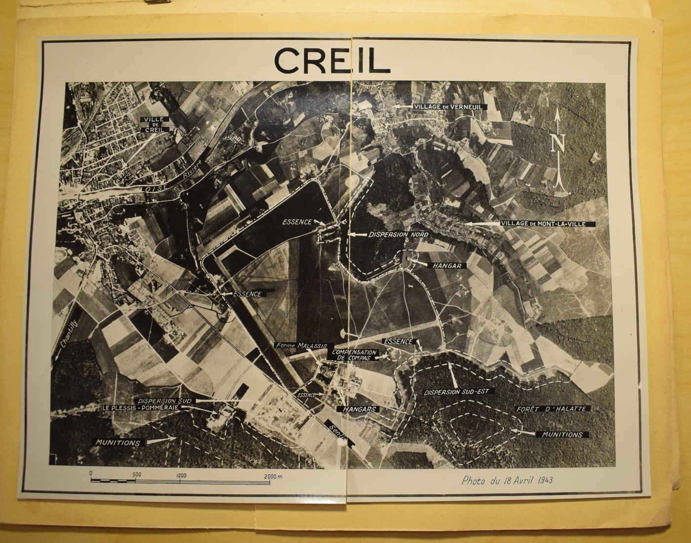 Terrain de Creil - avril 1943