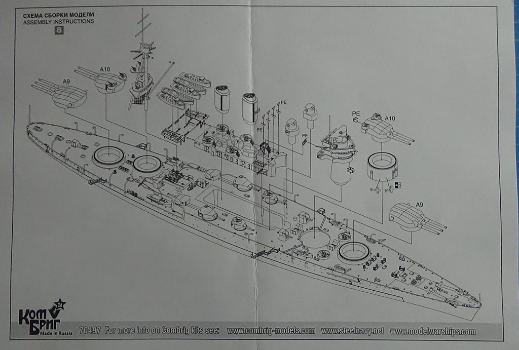 Regia Marina Conte di Cavour, cuirassé italien/ Italian battleship, 1941, Combrig 19011911161623134916082538