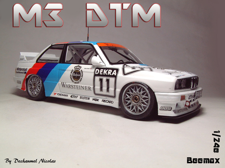 BMW M3 E30 DTM - 1/24e [Beemax] 1901220951044769016086821