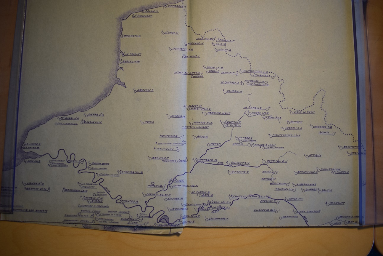 carte aérodrome mai juin 1940 1