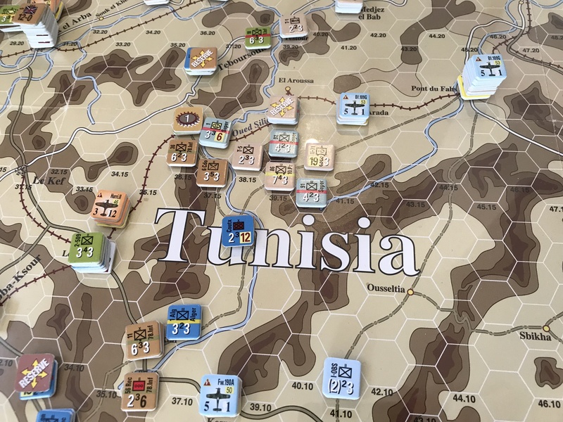 Tunisia T32 German end of turn