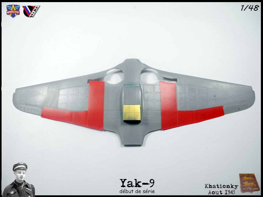 Yak-9 Début de série (yak-9DD de modelsvit + fuselage Vector) de la Poype GC3 Normandie 1/48 19020611540823469216111024