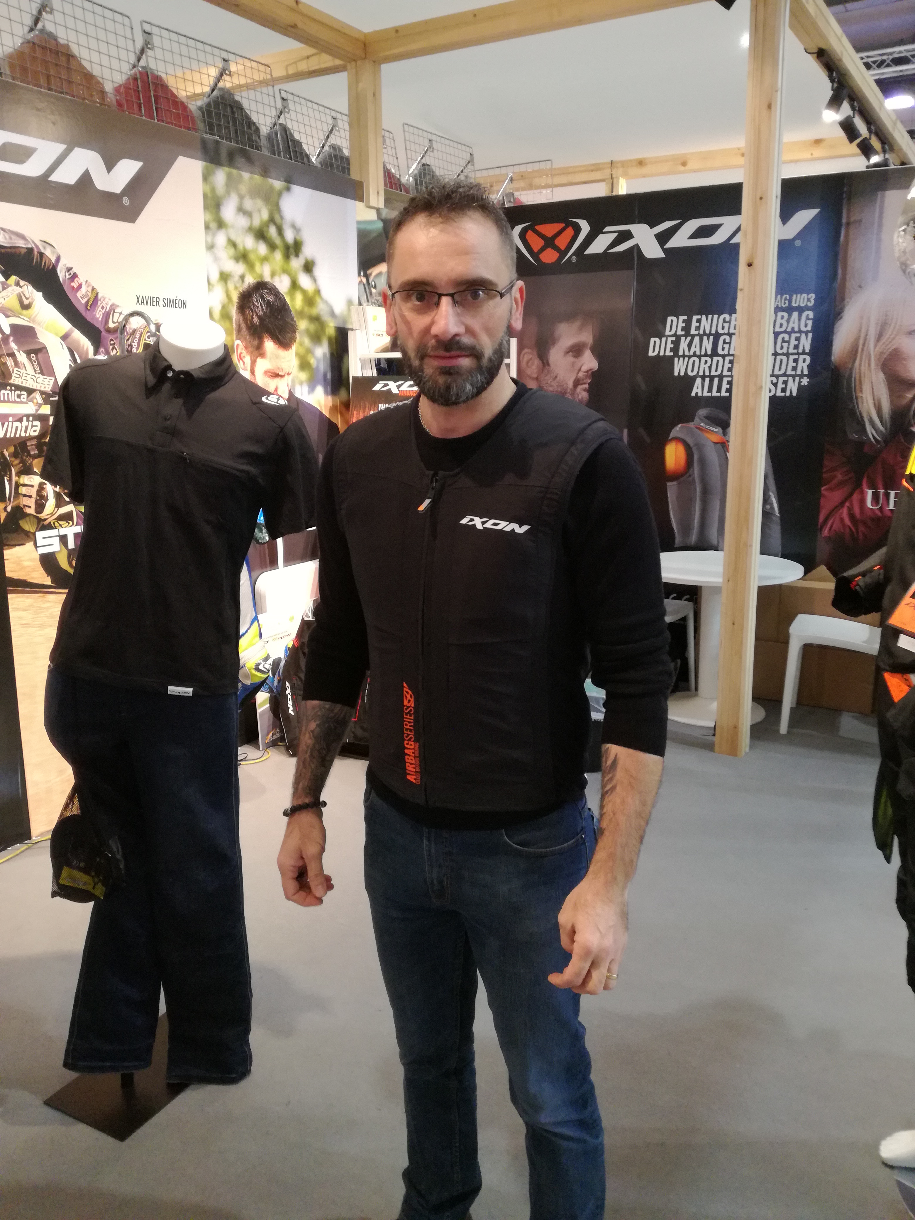 Ixon Gilet Airbag IX-Airbag U03 Taille Noir Taille M