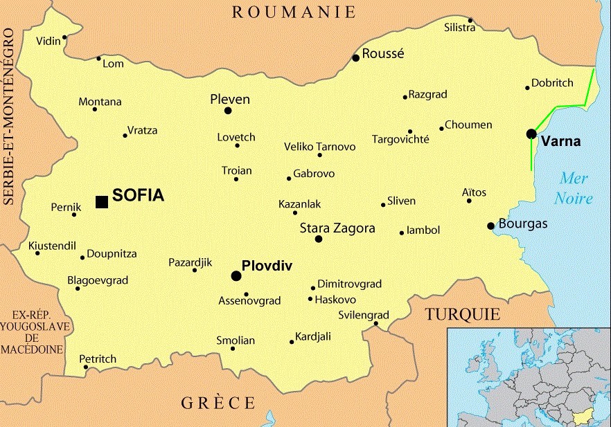 carte Bulgarie[ Baltchik