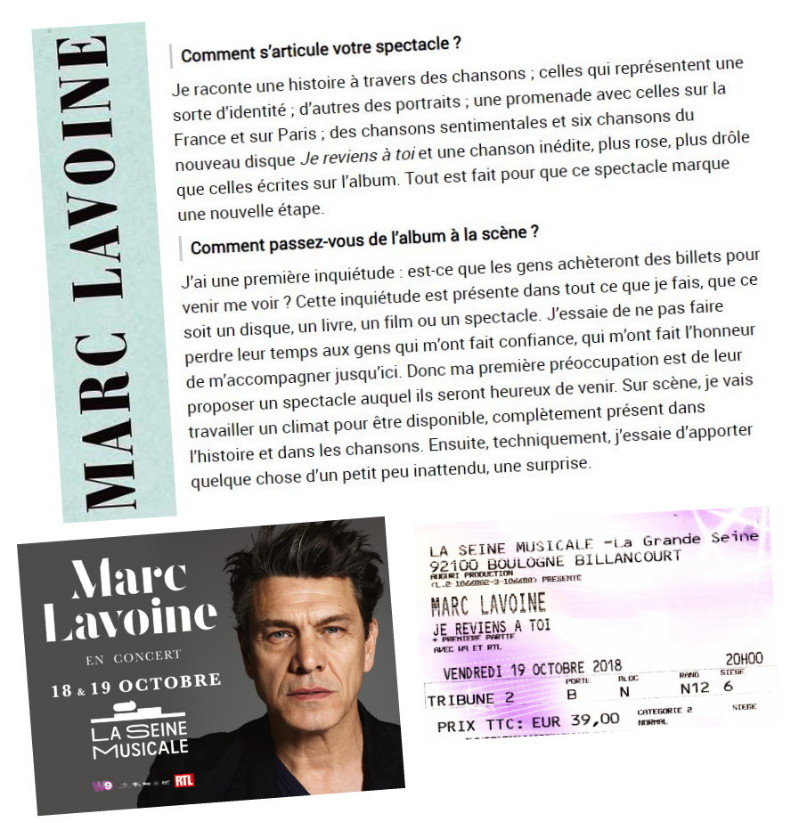 J Me Sens Pas Belle Marc Lavoine Site de fan de la chanteuse Marie France - MARC LAVOINE, album "Je