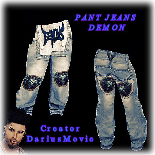 512x512 Pant Jeans Demon F