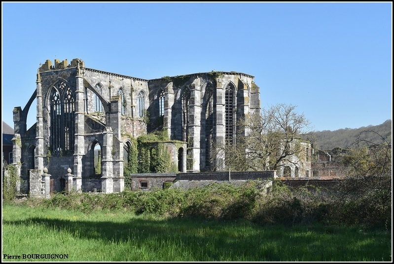 Abbaye d'Aulne, photographie par Pierre BOURGUIGNON, Belgique