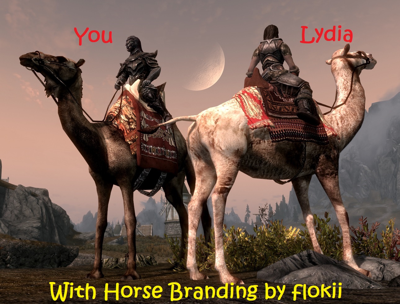 Bactrian Camel And Dromedary Mounts Se At Skyrim Special Edition Nexus Mods And Community