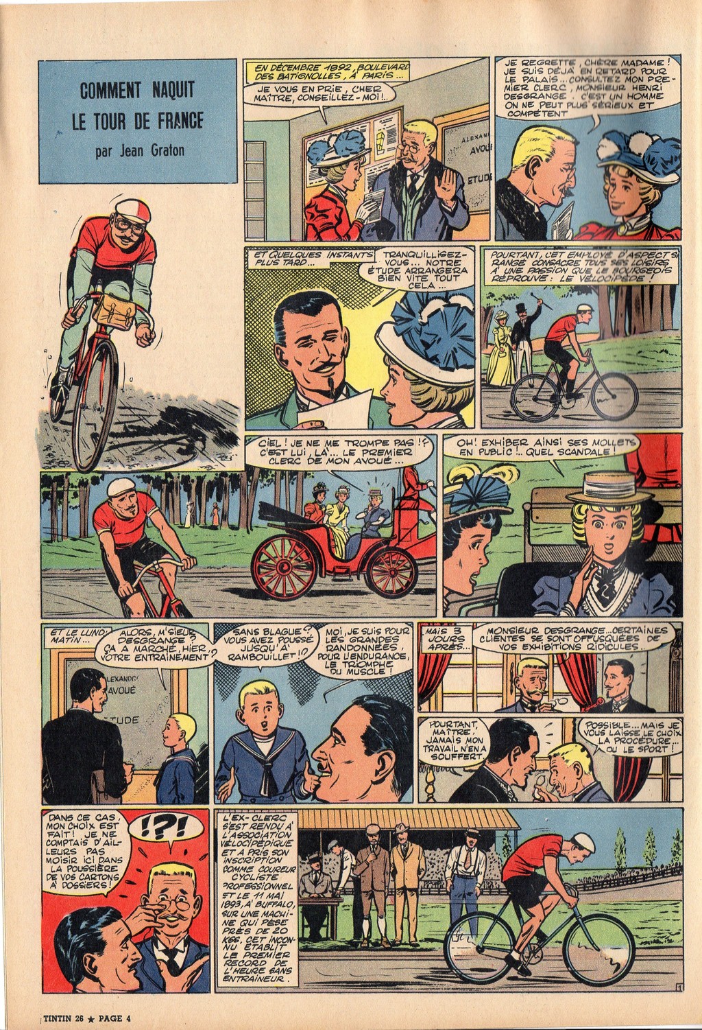 Comment naquit le Tour de France (1)