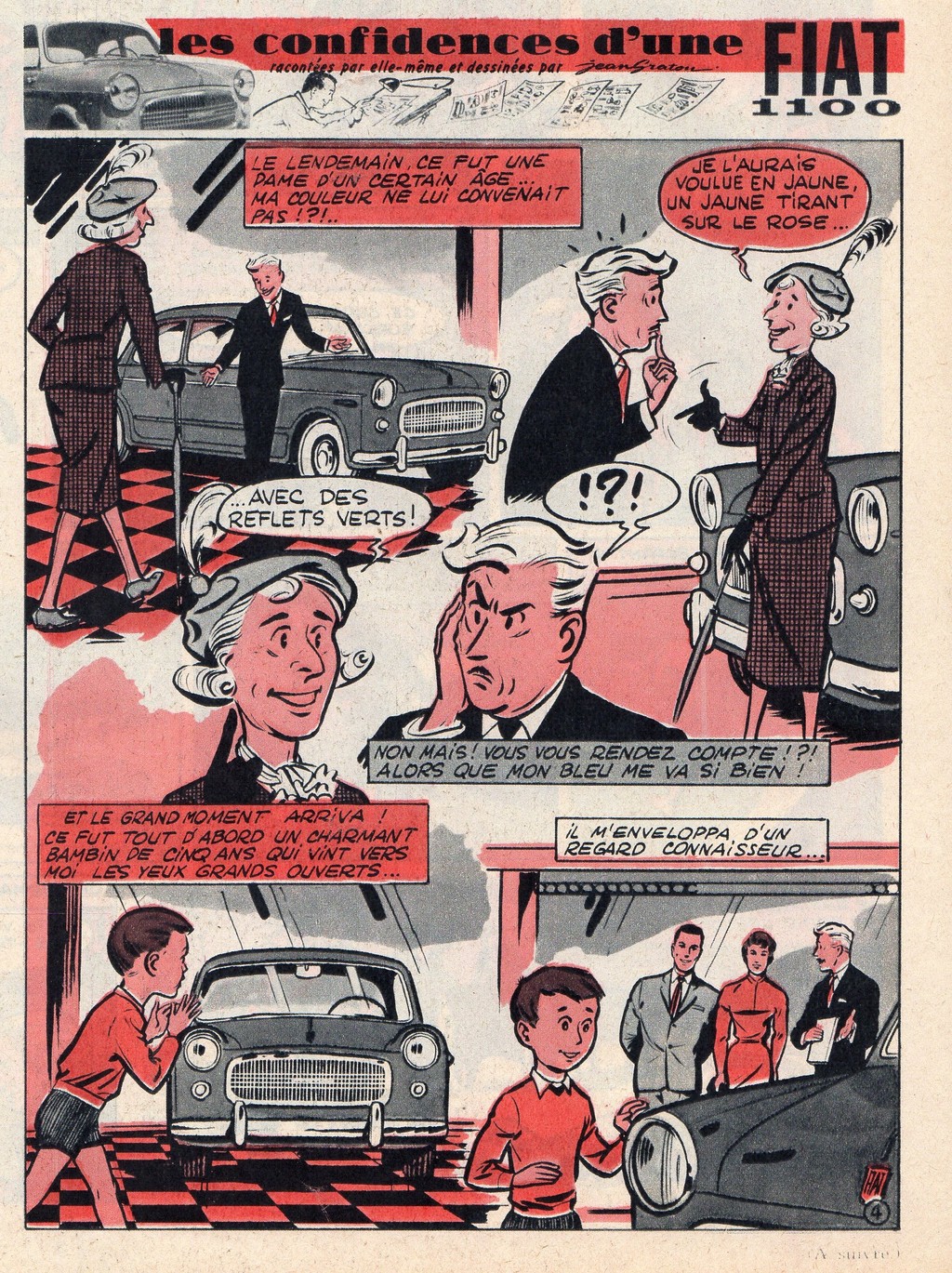 Les confidences d'une Fiat 04 - Tintin 1958 - 05