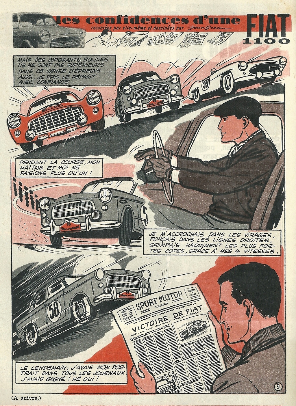 Les confidences d'une Fiat 09 - Tintin 1958 - 10