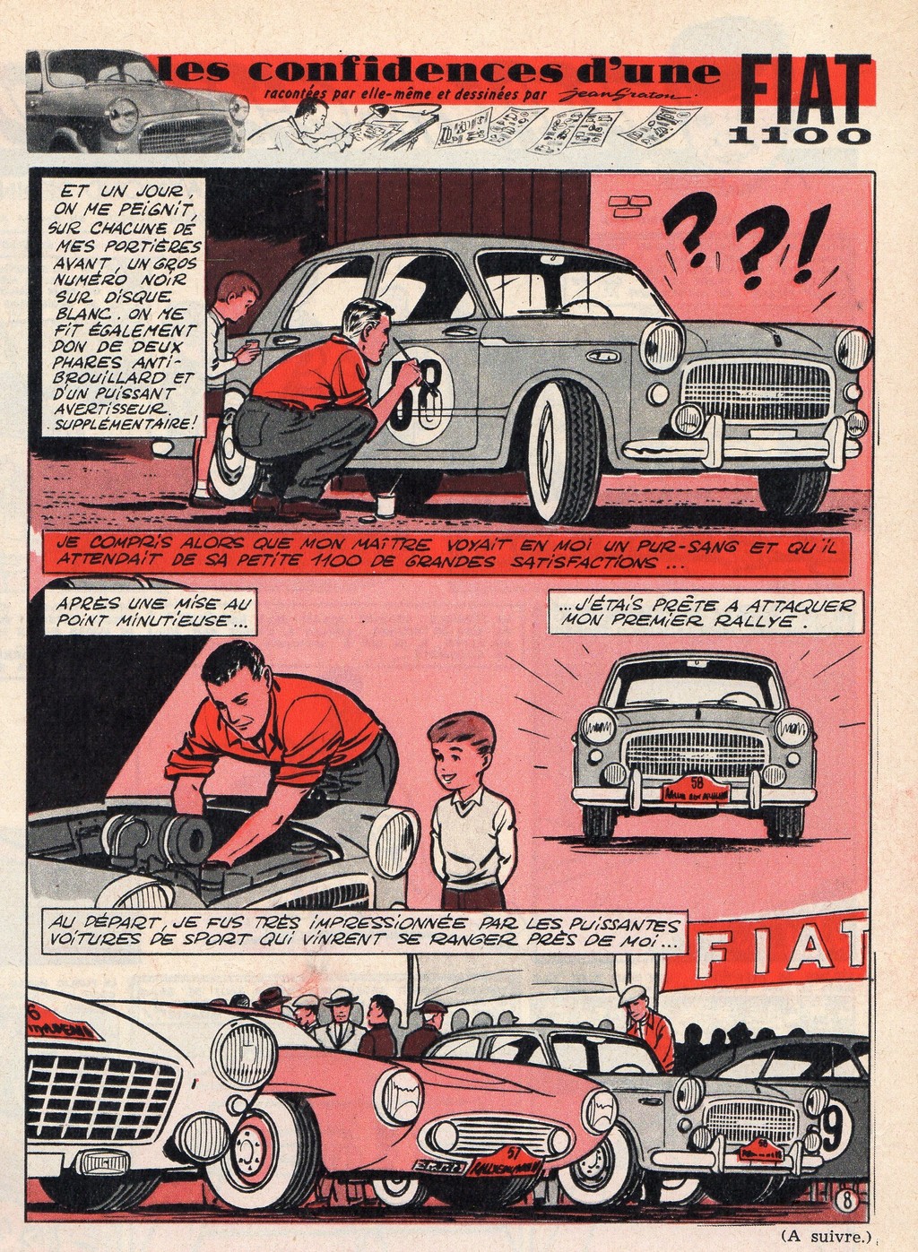 Les confidences d'une Fiat 08 - Tintin 1958 - 09