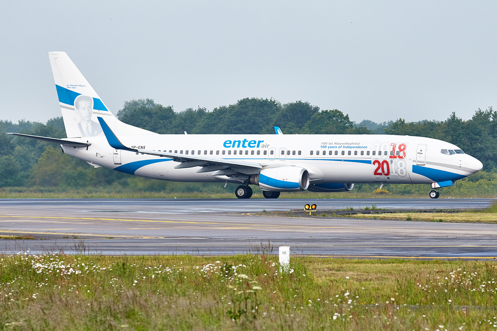 [18/05/2019] Boeing 737-800 (SP-ENX) Enter Air "100 ans d'indépendance"  1905200949345493216245329