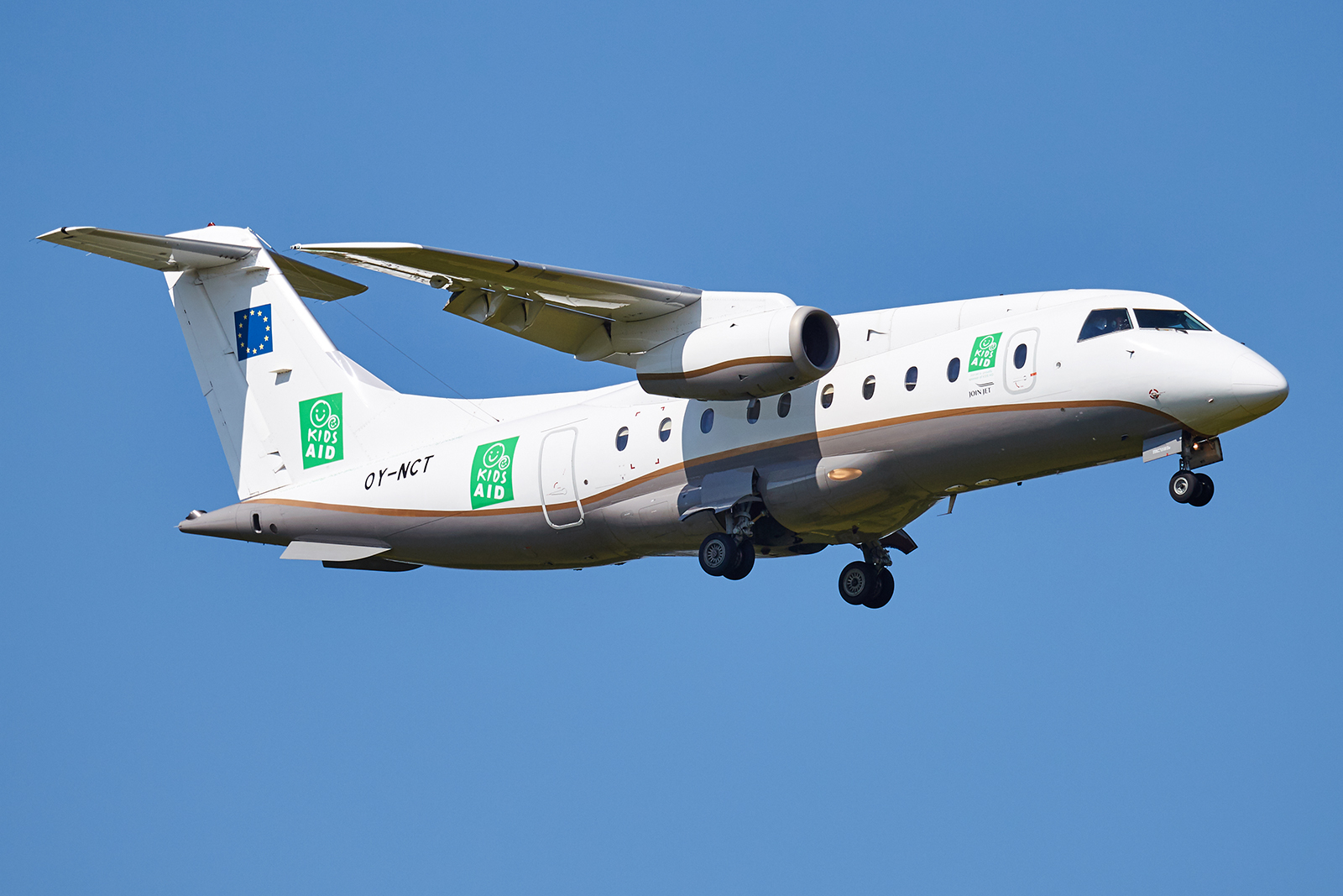 [24/05/20196] Dornier Do-328 Jet (OY-NCT) Sun-Air of Scandinavia "Kids Aid" Livery 1905240958215493216250018