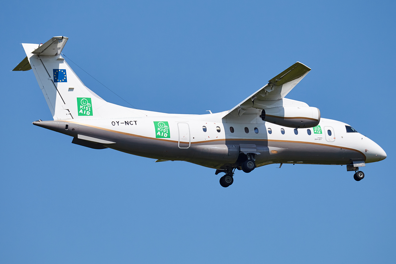 [24/05/20196] Dornier Do-328 Jet (OY-NCT) Sun-Air of Scandinavia "Kids Aid" Livery 1905240958215493216250019