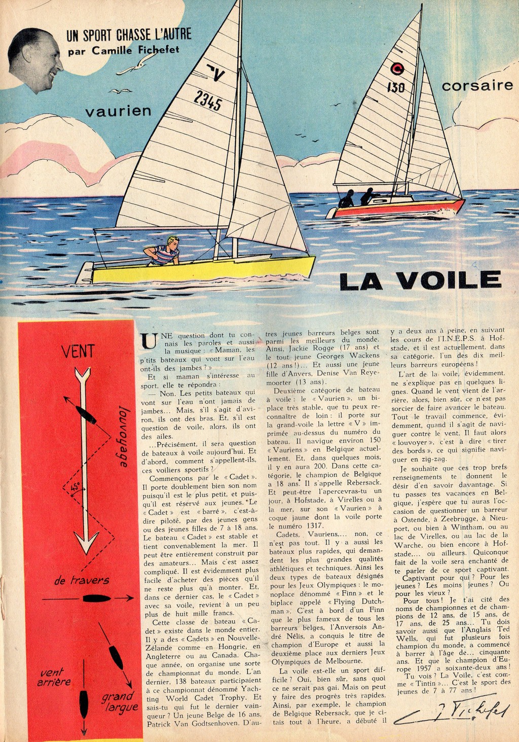Jean Graton - La voile - Tintin 1959 - 21