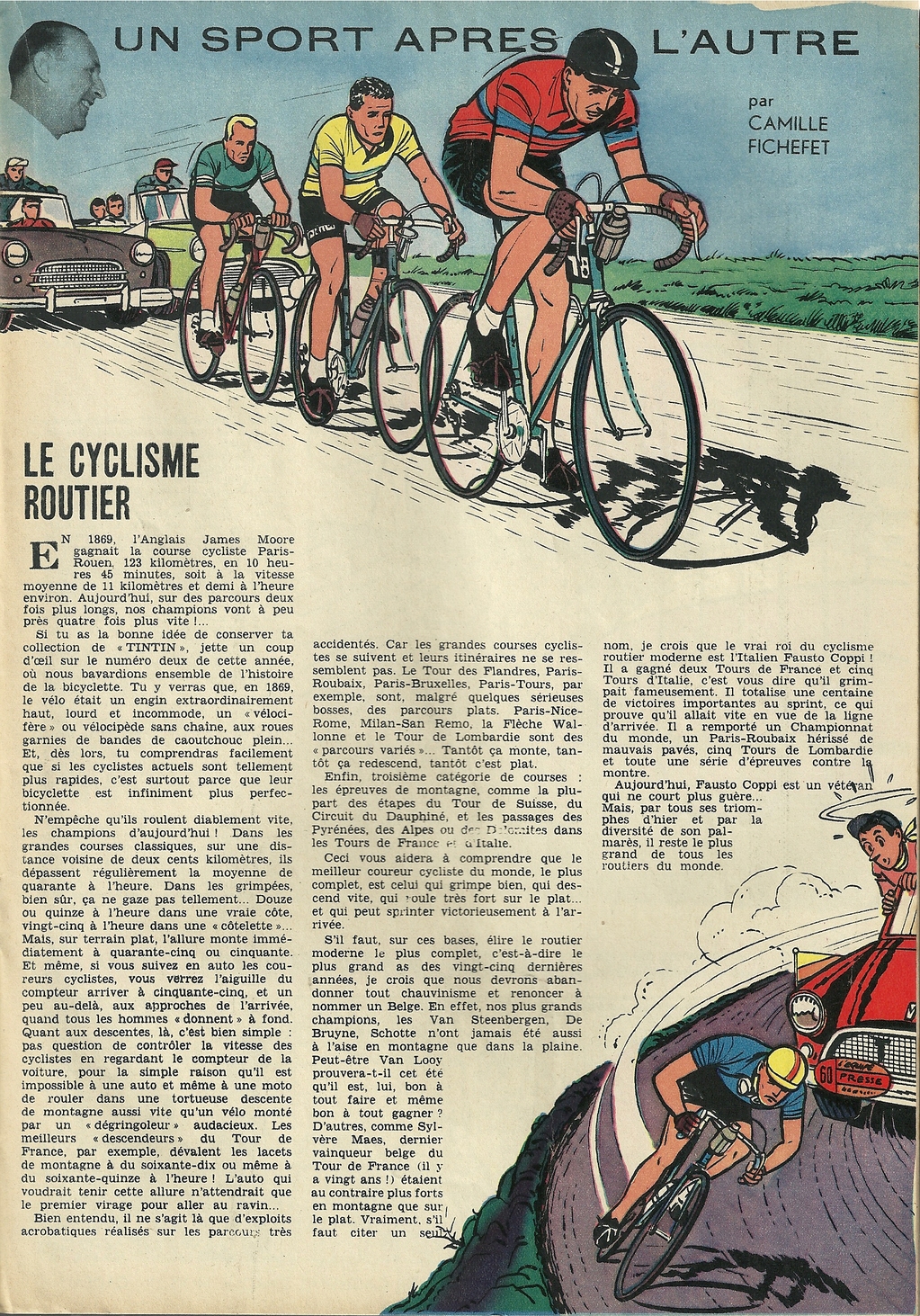 Jean Graton - Le cyclisme routier - Tintin 1959 - 15