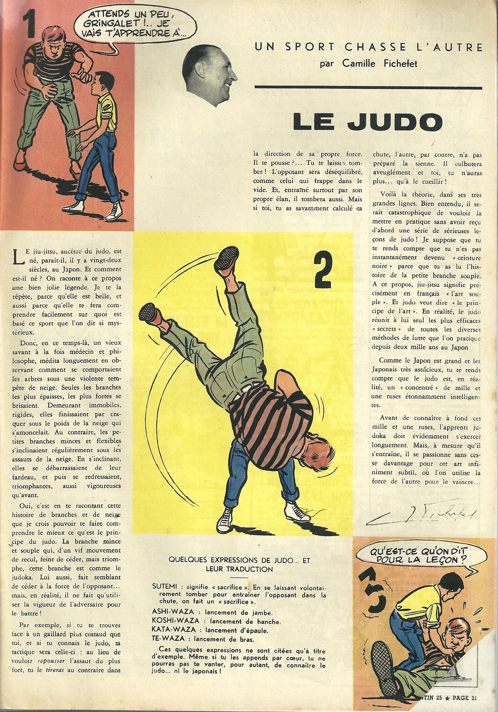 Jean Graton - Le judo - Tintin 1959 - 25