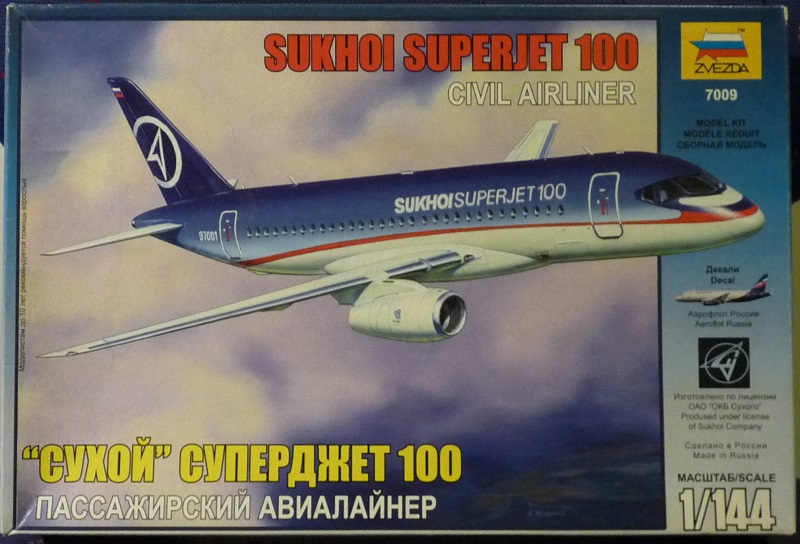 Sukkoi  Su100-95B Superjet Zvezda 1/144 1906030521055669816260979