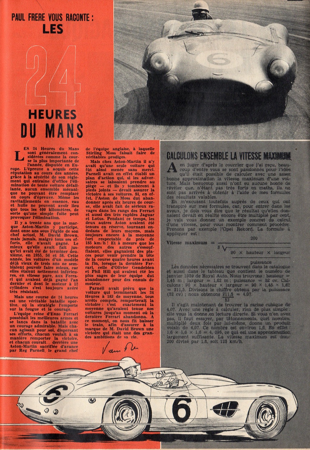 Paul Frère & Graton - Vous raconte les 24 heures du Mans - Tintin 1959 - 30