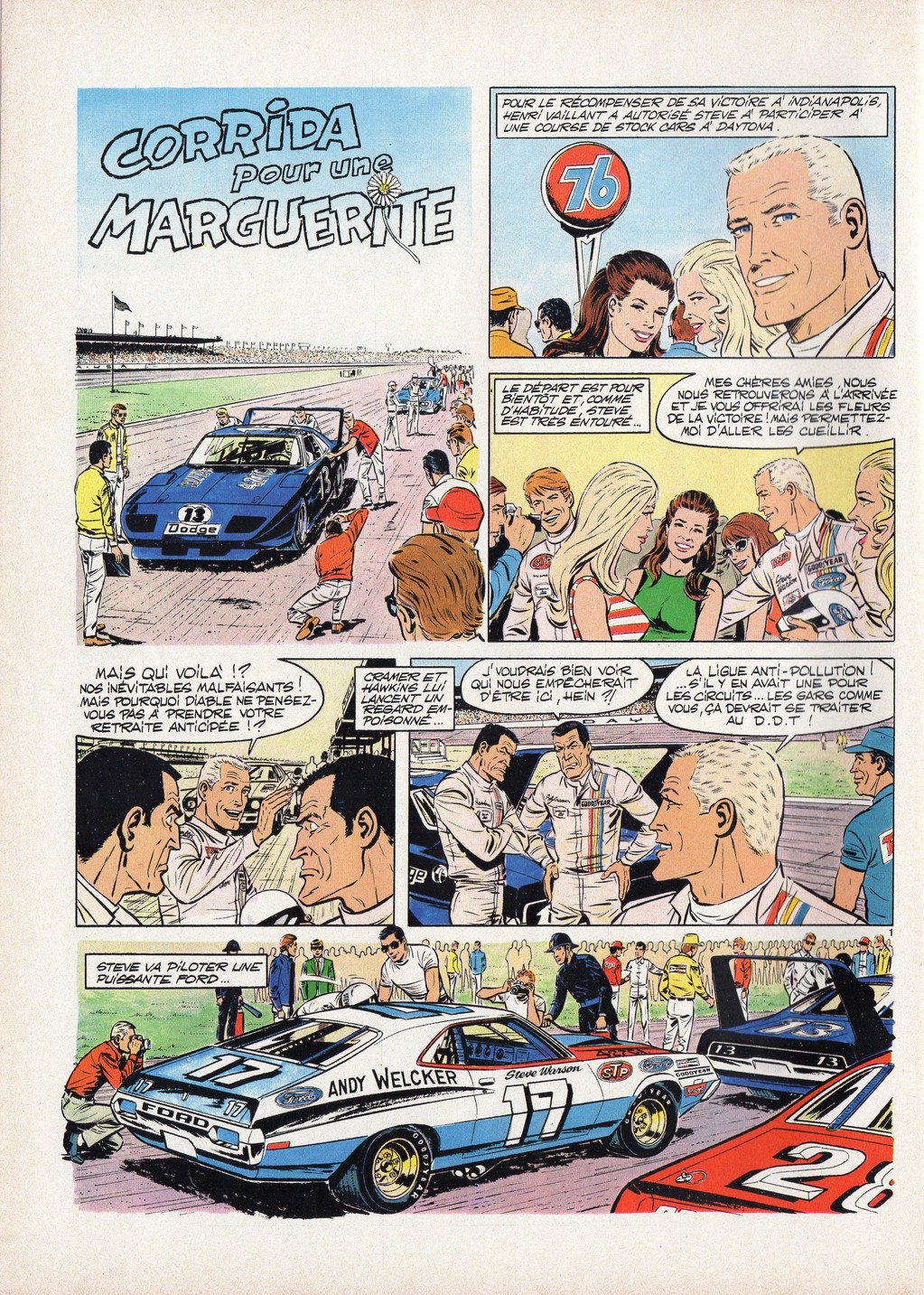 Corrida pour une marguerite 01, SW, Tintin 1972 39