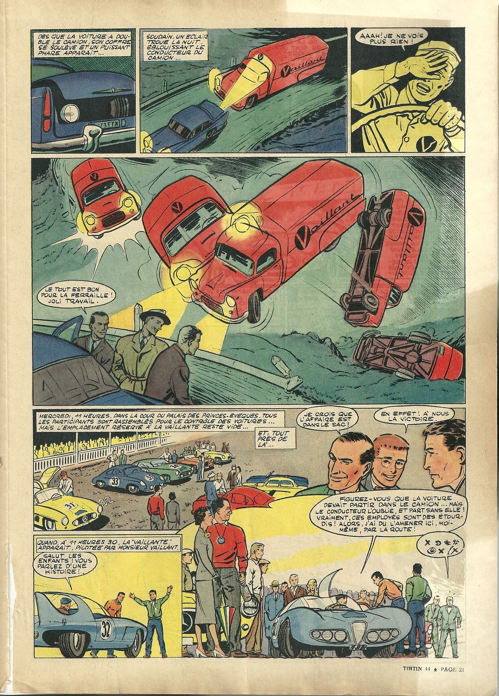 Jean Graton - La Vaillante Marathon 02 - Tintin 1957 - 44