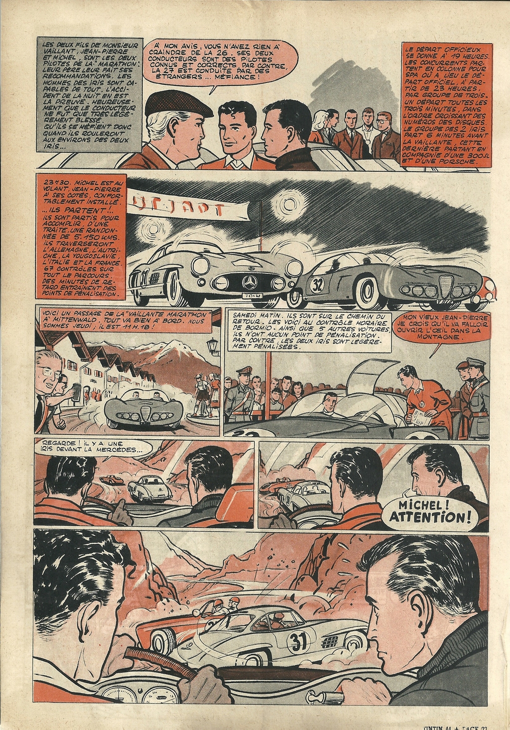 Jean Graton - La Vaillante Marathon 03 - Tintin 1957 - 44