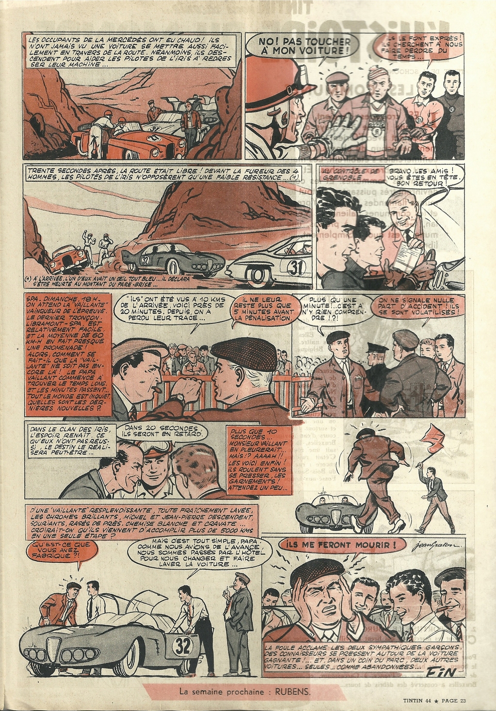 Jean Graton - La Vaillante Marathon 04 - Tintin 1957 - 44