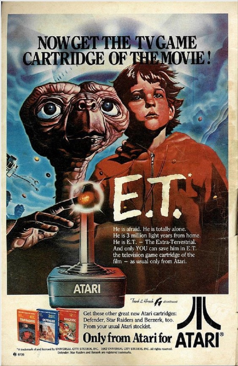 PUB D’ÉPOQUE : E.T. - ATARI dans E.T. 19071307135615263616310278